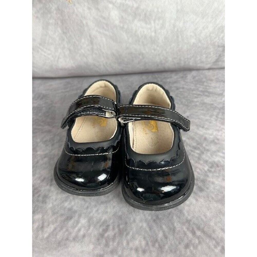 See Kai Run Shoes Black Patent Leather Jane II Girls 4 - Picture 2 of 6